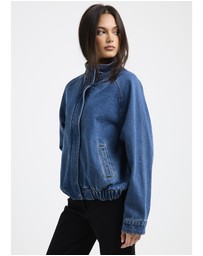 Insight - Talia Denim Funnel Jacket