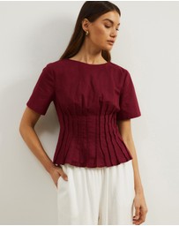 Atmos&Here - Maya Pin Tuck Top
