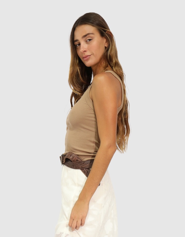 Belle & Bloom - Last Time Ribbed Tank Top