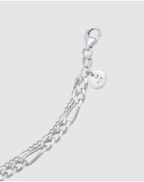Elli Jewelry - Necklace Layerkette Figaro Links Basic in 925 Sterling Silver