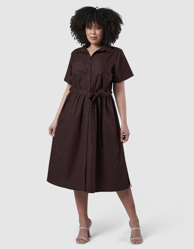 Something 4 Olivia - Frankie Shirt Midi Dress