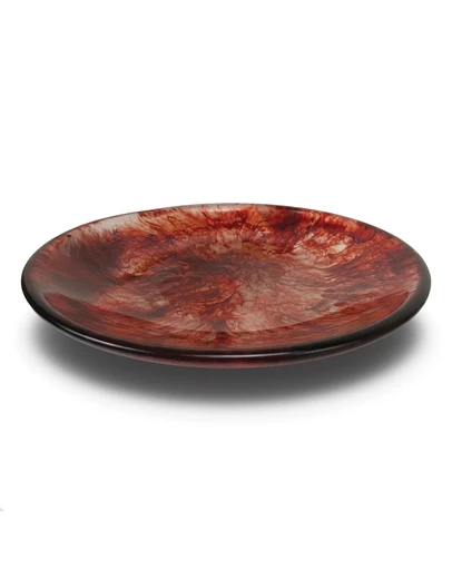 Urban Attitude - Urban Attitude SHAY Extra Large Bowl Height 6cm lowest 12cm highest by Width 52.5cm x 60cm - Berry Red