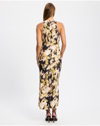 & Other Stories - Sleeveless Satin Midi Dress