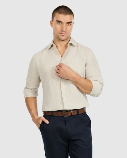 Tarocash - Hamilton Pure Linen Shirt