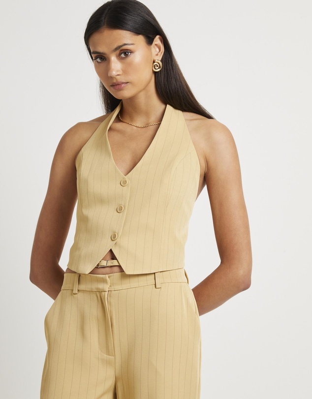 Alice In The Eve - Vera Halter Tailored Vest