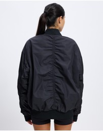 adidas by Stella McCartney - adidas By Stella McCartney Woven Bomber Printed Jacket