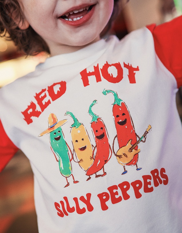 Rock Your Kid - Milo Tee in Fiery Red