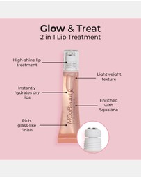 MCoBeauty - Glow & Treat 2-in-1 Lip Oil Treatment - Peach