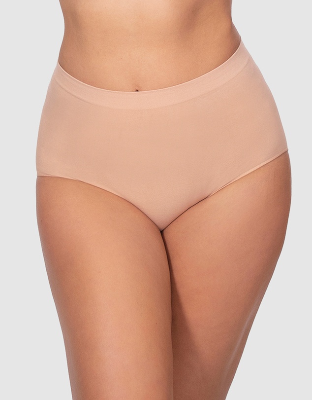 B Free Intimate Apparel - Seamless Cotton Full Briefs - 3 Pack