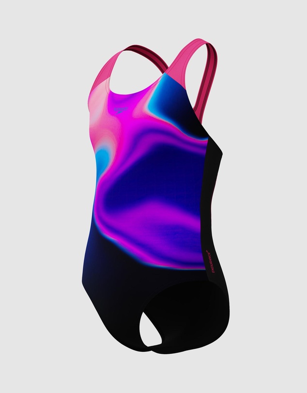 Speedo - Print Splashback Swimsuit - Kids-Teens