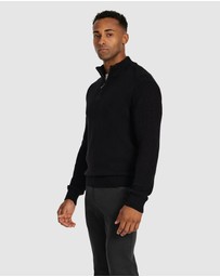 Tarocash - Jaxley Zip Neck Knit