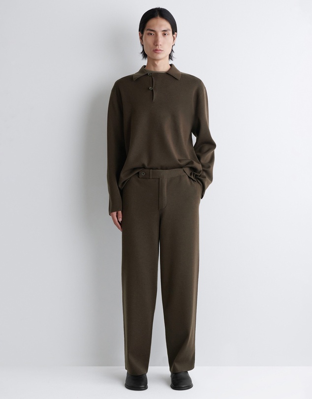 COS - Knitted Wool Straight-Leg Trousers