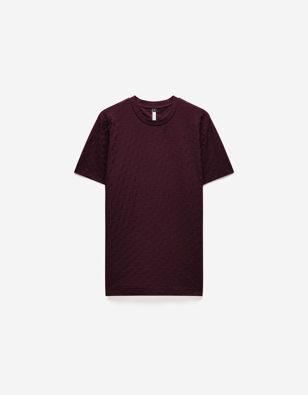 Calibre - Monogram Jacquard T-shirt Oxblood