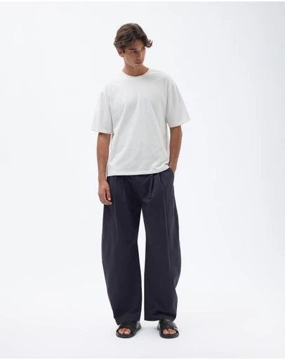 AERE - Pleated Barrel Trousers