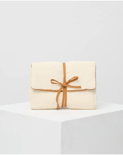 Phile - Plush Change Mat Wrap - Milk Cream