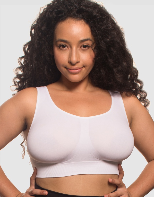 B Free Intimate Apparel - High Back Pull On Crop Top (C-D-DD-E-F-G-H) Cup