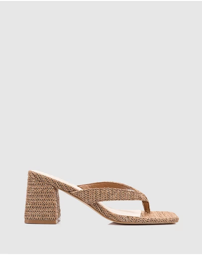 Verali - Stoked Block Heel Thongs