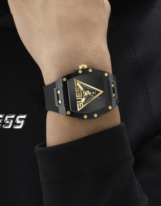 GUESS - GUESS Men's Black Analogue Watch