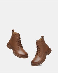 EVERAU - EverAU Ugg Gabriela Cow Leather Upper Fashion Boots