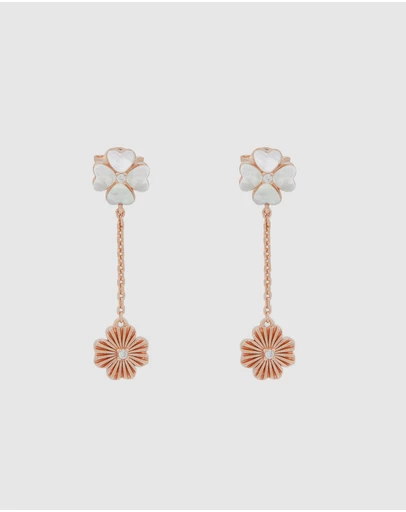 Emporio Armani - Sentimental Rose Gold Earring