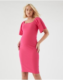 Soon Maternity - Kim Flare Sleeve Dress