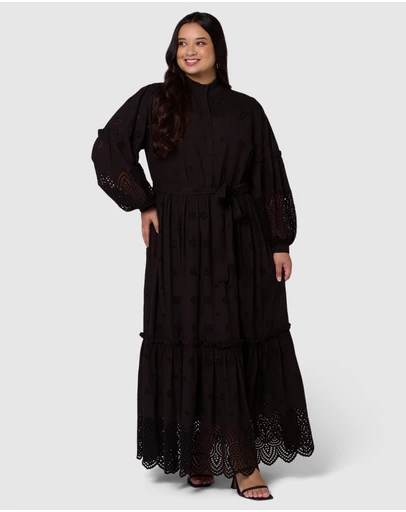 Something 4 Olivia - Azura Broderie Maxi Dress