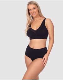 B Free Intimate Apparel - Seamless Cotton Full Briefs - 3 Pack