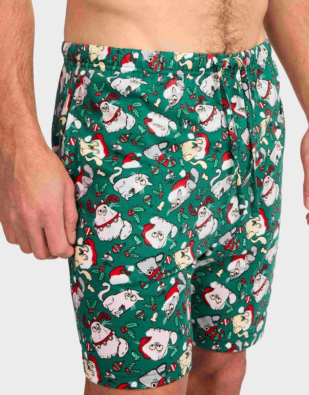 Mitch Dowd - Mitchdowd Christmas Kitties Sleep Short