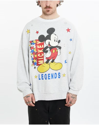 Vintage by The Real Deal - Pre Loved - 90s Disney Mickey Mouse Sweatshirt