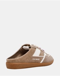 Steve Madden - Augustina Taupe/White Sneakers
