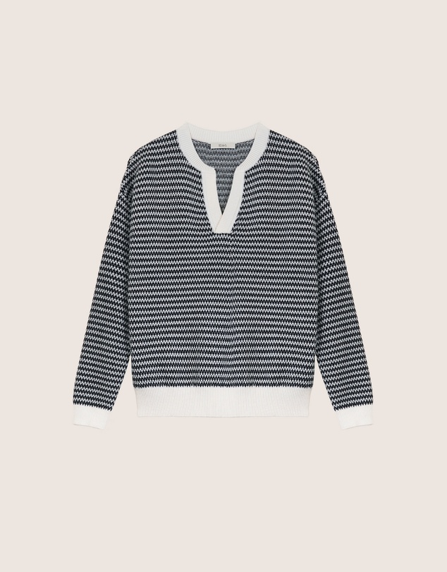 IDA+S - Petra Merino Silk Stripe Pullover