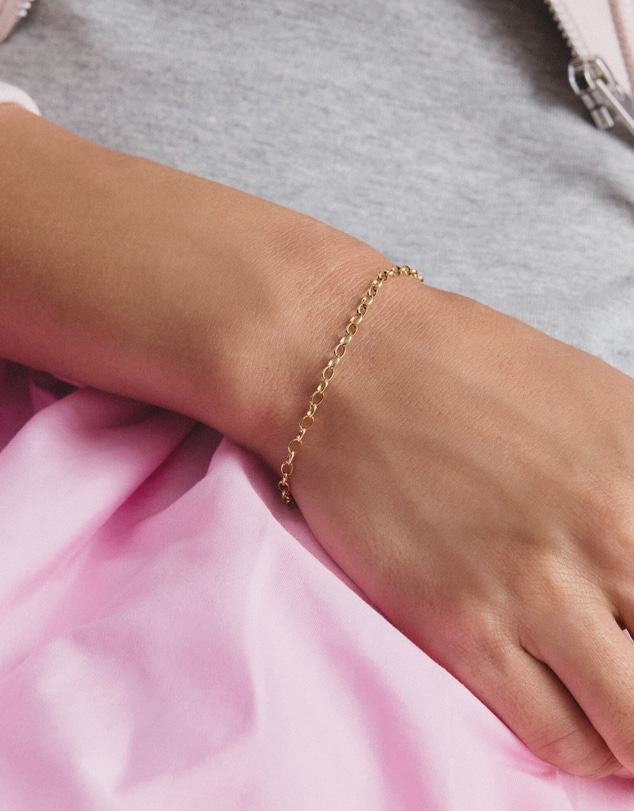 THOMAS SABO - Gold-Tone Stainless Steel Charm Club Anchor Chain Bracelet
