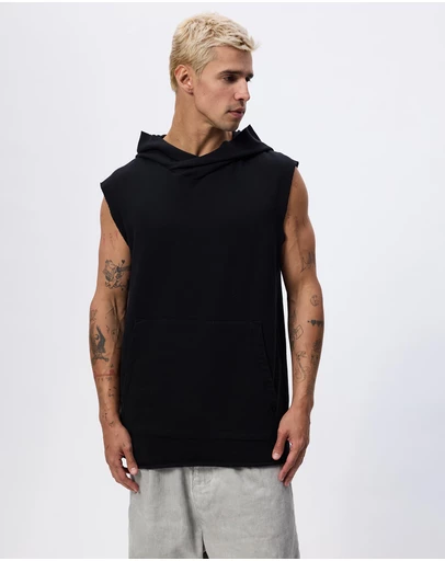 Surrounded By Ghosts - The Anandite French Terry Sleeveless Hoodie