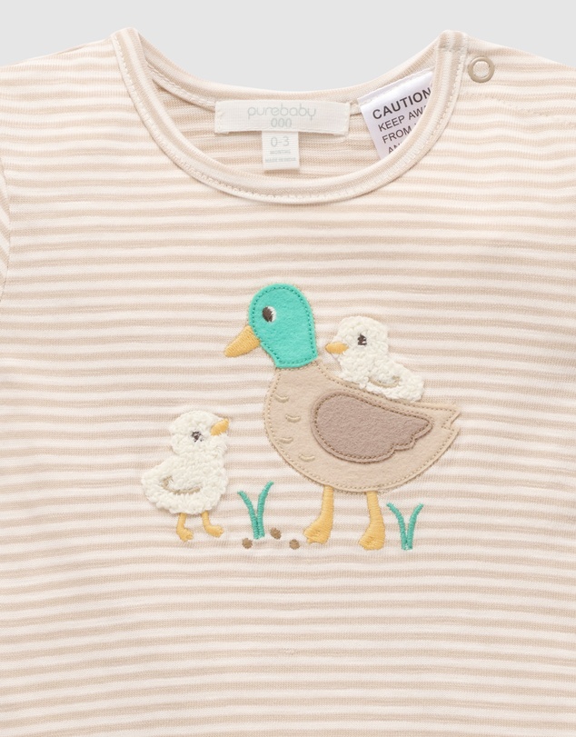 Purebaby - Short Growsuit- Kids-Babies