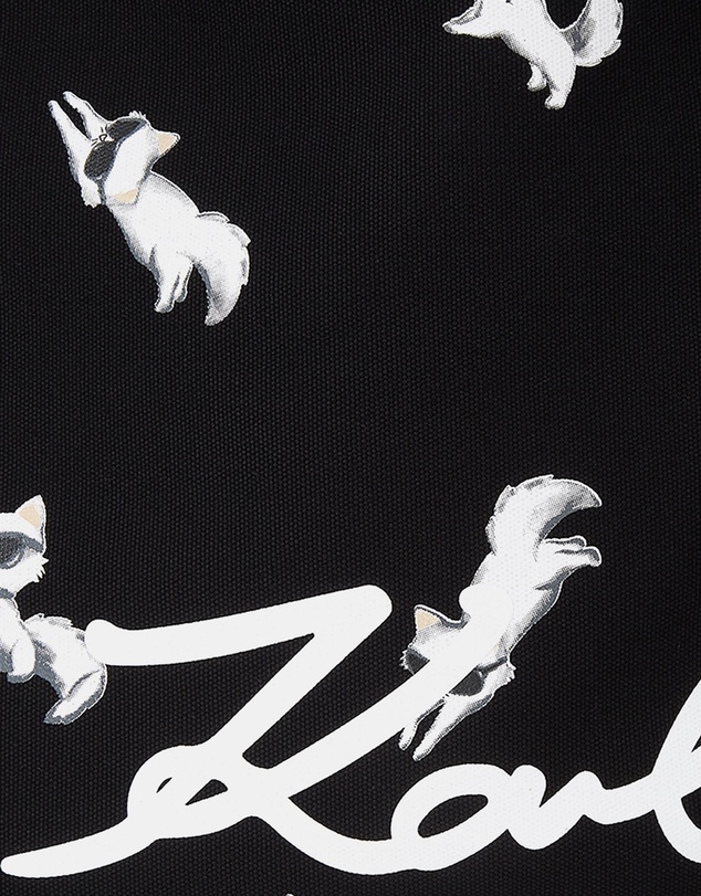 Karl Lagerfeld - Ikon Choupette All Over Print Tote Bag