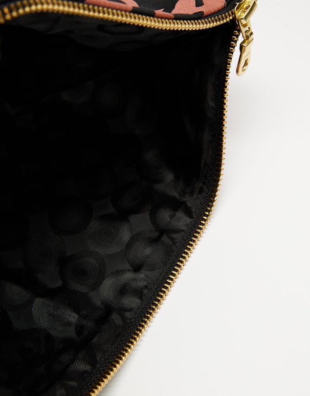 The Social Outfit - Copper Sejals Curls Spliced Clutch