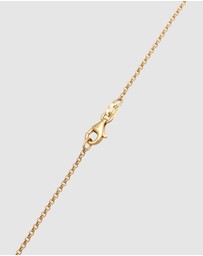 Elli Jewelry - Necklace Platelet Pendant Pearls Elegant in 925 Sterling Silver Gold Plated