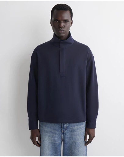 COS - Funnel-Neck Zip-Up Sweatshirt