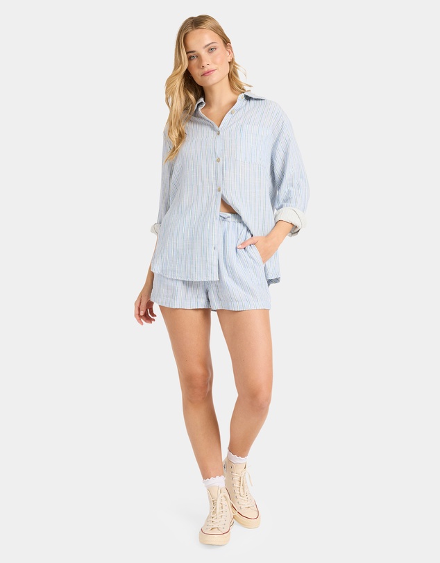 Billabong - Womens Wanderer Printed Long Sleeve Shirt
