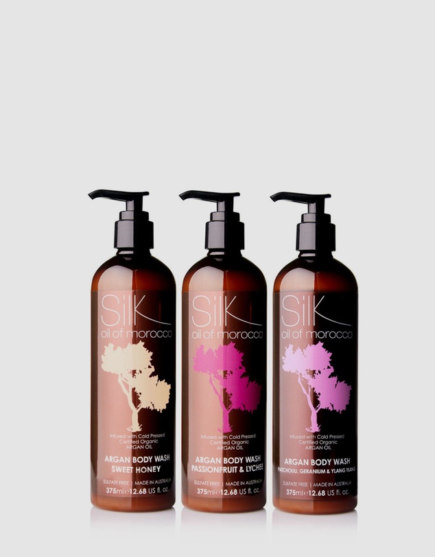 Silk Oil of Morocco - Triple Threat Body Wash Trio