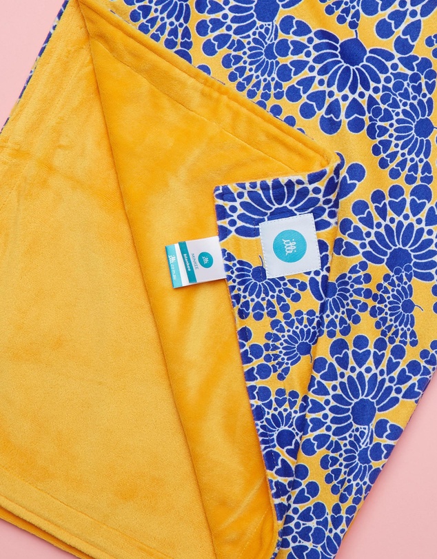 itti bitti - Travel Blanket - Bella with Saffron