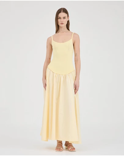 FRIEND of AUDREY - The Drop-waist Full Dress