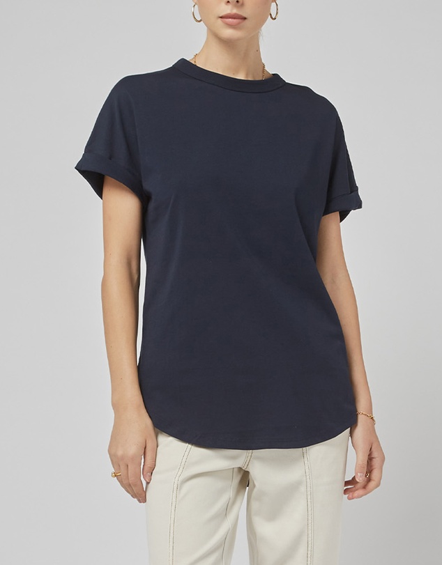 DRICOPER DENIM - Slouchy Navy Tee