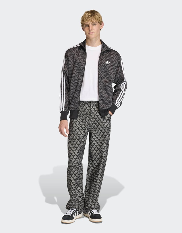 adidas Originals - DENIM LOOSE MONOGRAM PANTS Mens