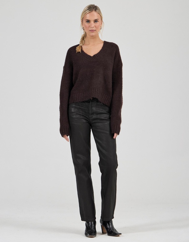 Rolla's - Tomboy V Neck Knit Top