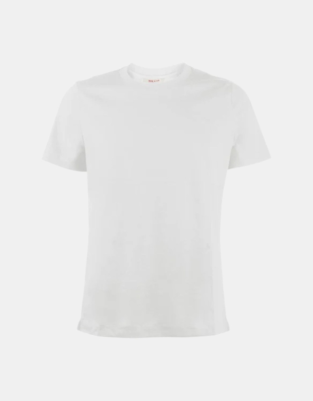 Henry Bucks - MCKINNON & CO Hamilton Cotton Short Sleeve T-Shirt WHITE
