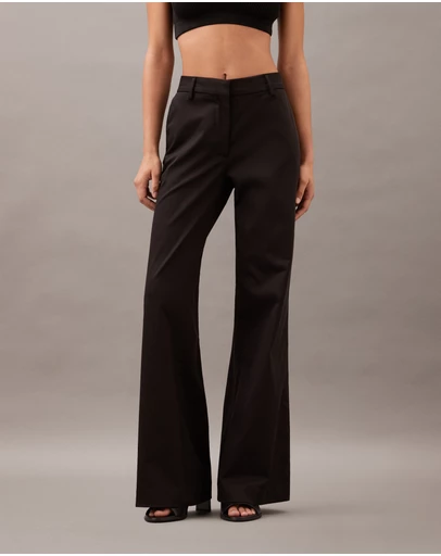 Calvin Klein - Cotton Modal Flare Pants