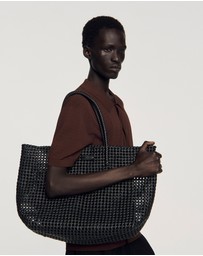 Sandro - Braided Tote Messenger
