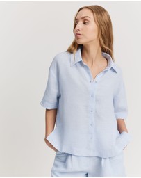 Country Road - Organically Grown Linen Short Sleeve Shirt