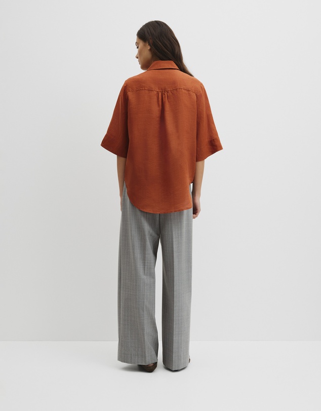 Country Road - Ramie Utility Blouse